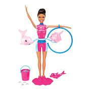 Barbie I Can Be a Dolphin Trainer African American Doll Set